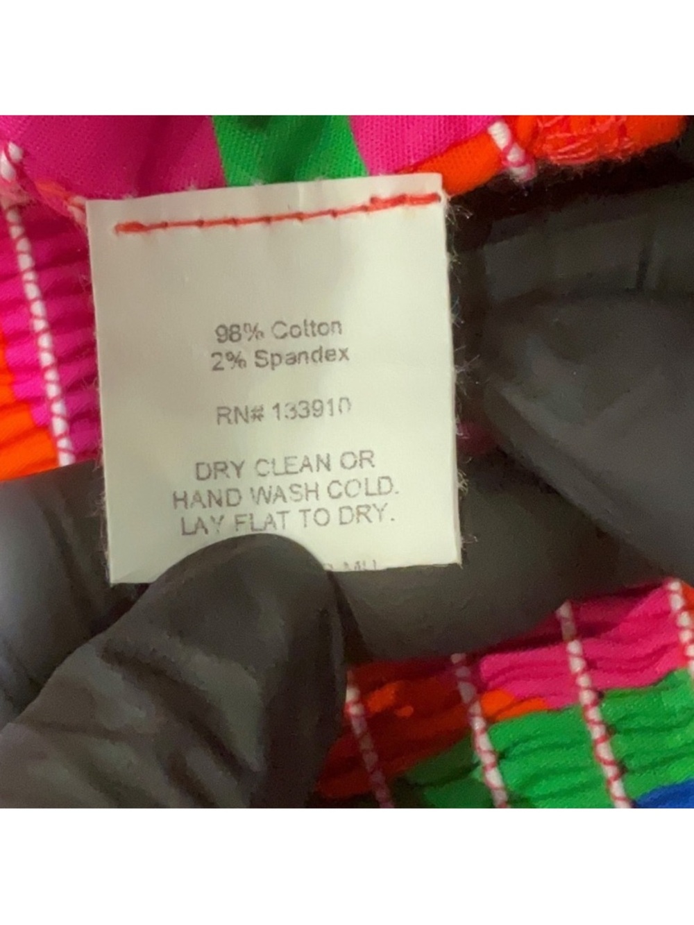Show Me Your Mumu Cartagena Colorful Pink Orange Blue Green Smocked Crop - Picture 7 of 7
